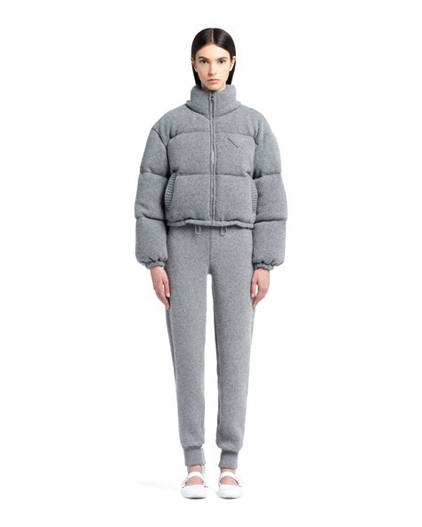 prada puffer coat womens|prada cashmere puffer jacket.